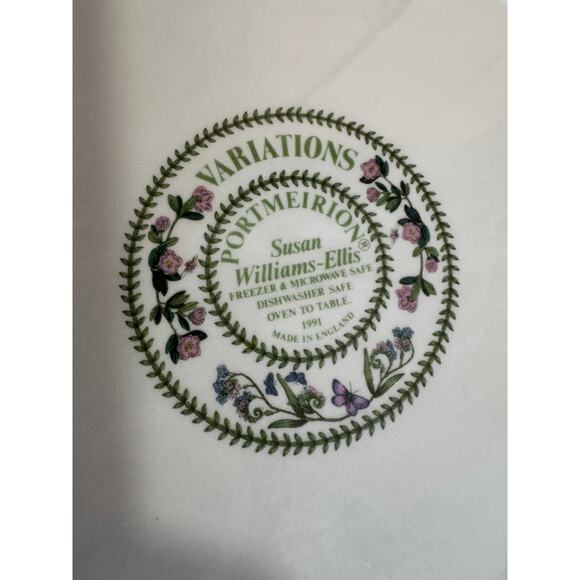 Vintage Portmeirion Variations Botanical Susan Williams-Ellis - 2 Dinner Plates - Picture 10 of 12